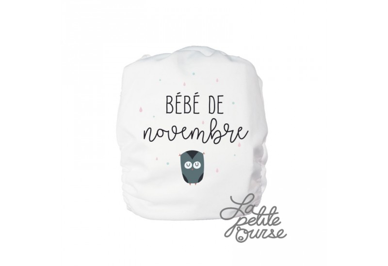 Couche nouveau-né La Petite Ourse- 7-18 Lbs- Novembre